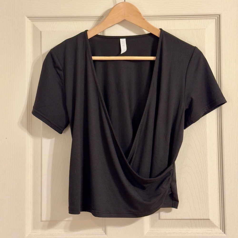 Threads 4 Thought crop wrap tee